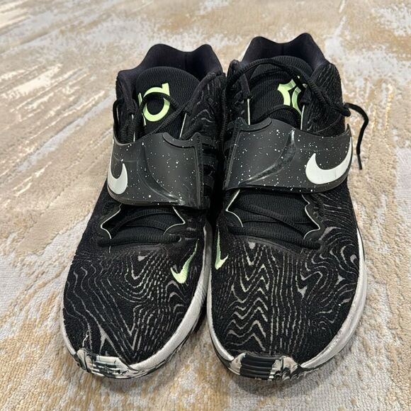 Size 14 - Nike KD 14 Black Lime Glow EUC CW3935-005 - Picture 2 of 8